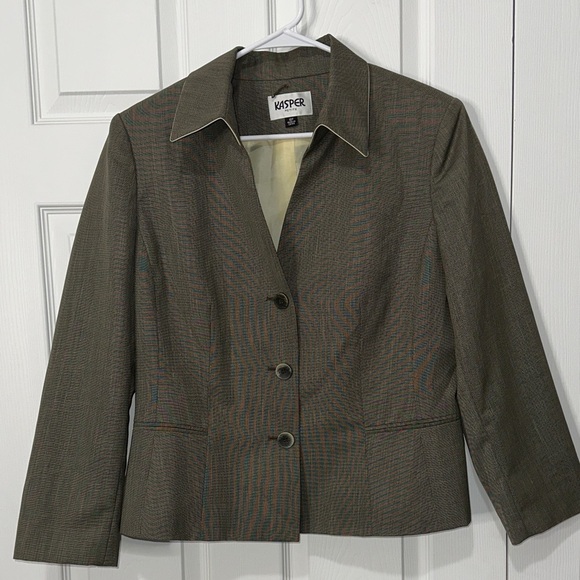 Kasper Jackets & Blazers - Kasper Olive Green Blazer